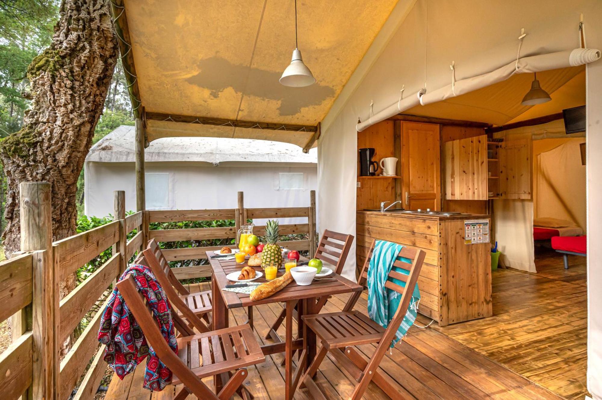 Camping-Village Vacances Les Deux Etangs Seignosse Exterior photo